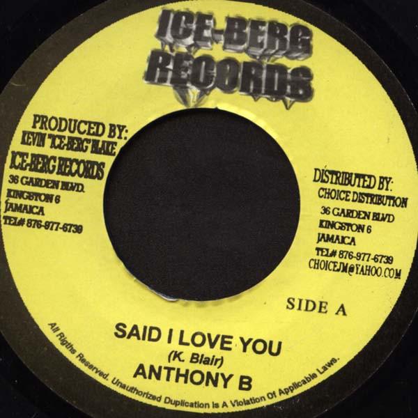 Anthony B - Said I Love You