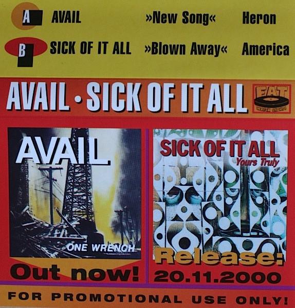 Avail, Sick Of It All - Avail • Sick Of It All