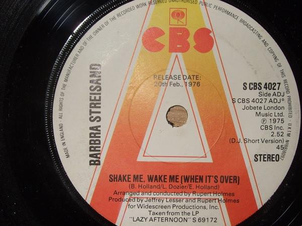 Barbra Streisand - Shake Me, Wake Me (When It's Over)