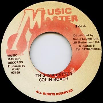 Colin Roach - This Is A Letter