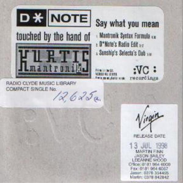 D*Note - Say What You Mean