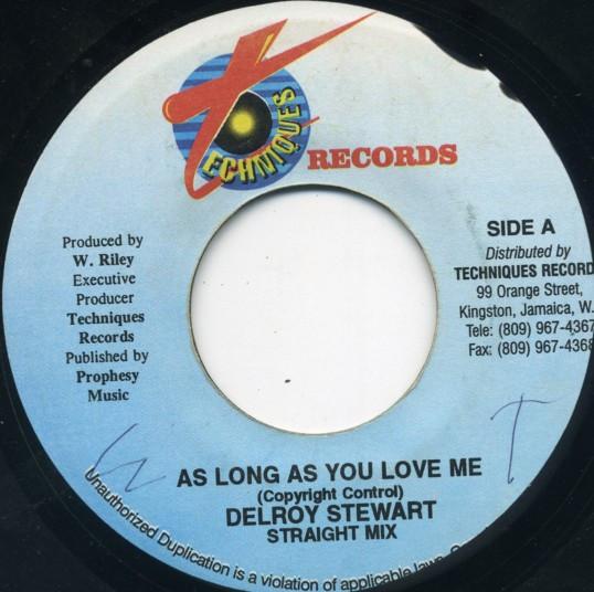 Delroy Stewart - As Long As You Love Me