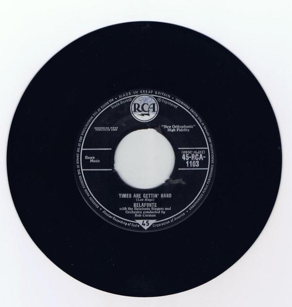 Harry Belafonte - Times Are Gettin' Hard