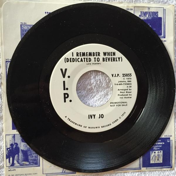 Ivy Jo Hunter - I Remember When (Dedicated To Beverly)
