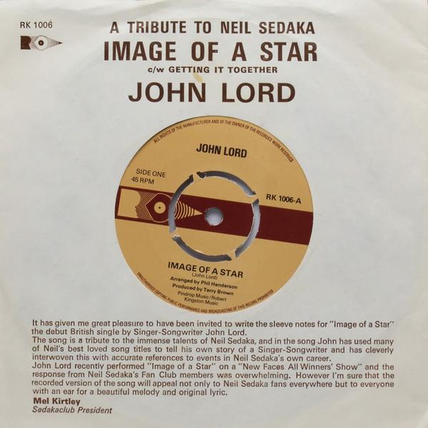 John Lord - Image Of A Star