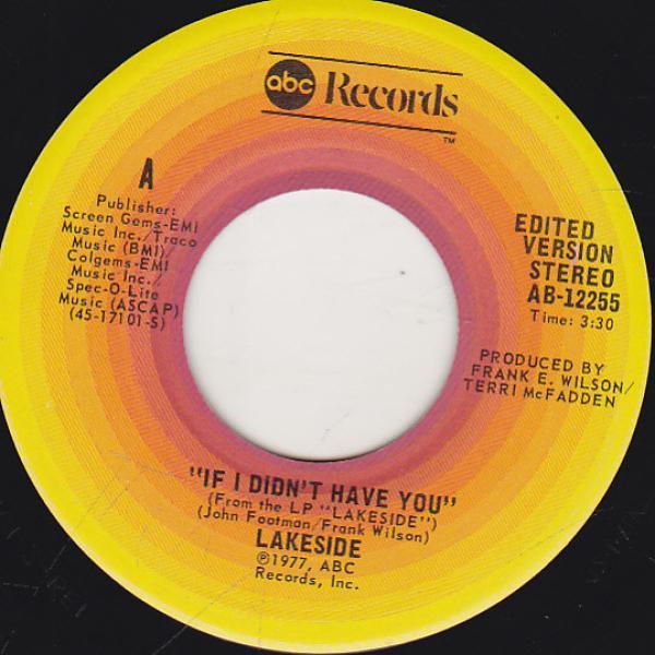 Lakeside - If I Didn't Have You / It's Not Only The Outside That Counts