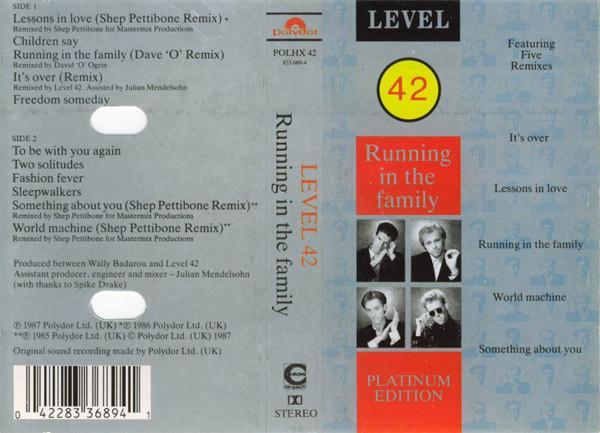 Level 42 - Running In The Family