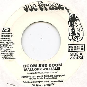 Mallory Williams - Boom She Boom