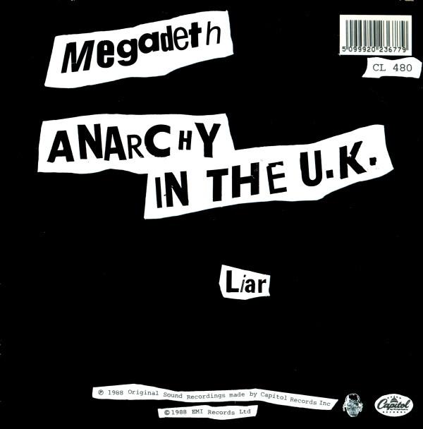 Megadeth - Anarchy In The U.K.