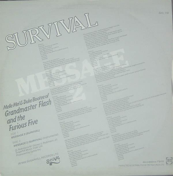Melle Mel, Duke Bootee - Message 2 (Survival)