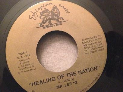 Mr. Lee G - The Healing Of The Nation