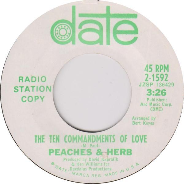 Peaches & Herb - The Ten Commandments Of Love