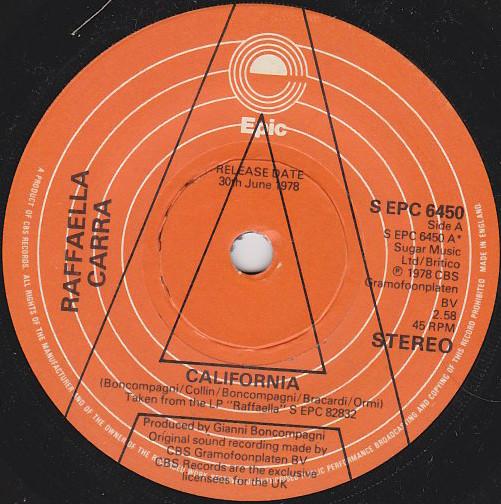 Raffaella Carrà - California