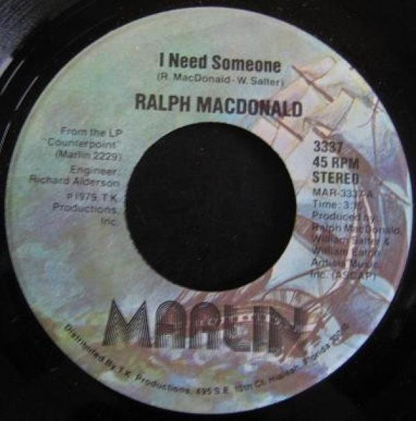 Ralph MacDonald - I Need Someone / Discolypso
