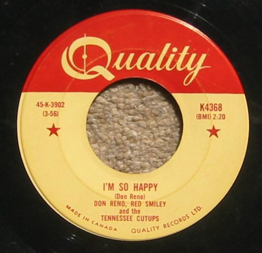 Reno And Smiley, The Tennessee Cut-Ups - I'm So Happy