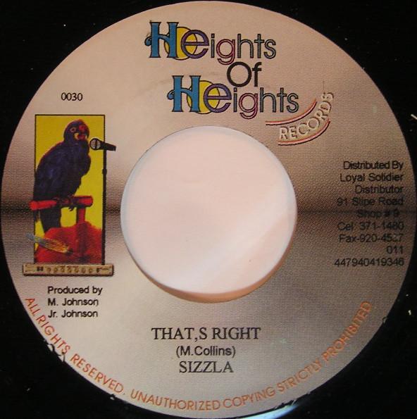 Sizzla, Beje - That's Right / Blaze Yow