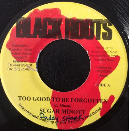 Sugar Minott - Too Good To Be Forgotten