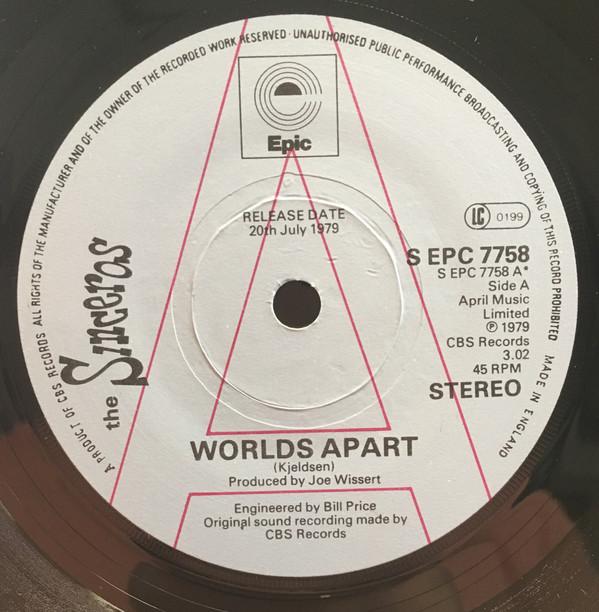 The Sinceros - Worlds Apart / Girl I Realise