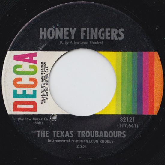 The Texas Troubadours - Honey Fingers / Gardenia Waltz