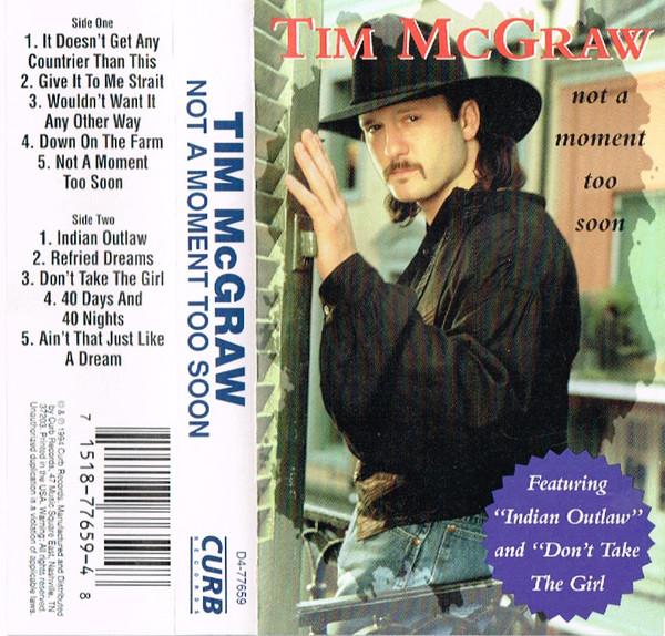 Tim McGraw - Not A Moment Too Soon