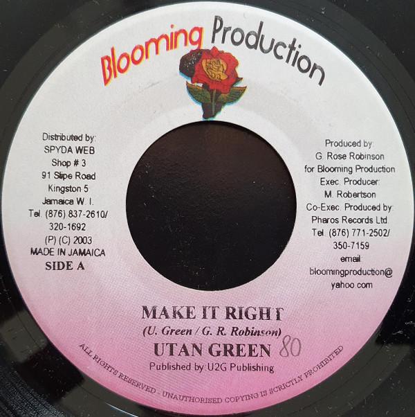 Utan Green - Make It Right